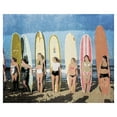 thumbnail image 1 of Masterpiece Art Gallery Longboard Classic Soft Surf By Graffi-tee Studios Canvas Art Print 16" x 20", 1 of 2