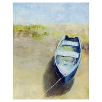 Masterpiece Art Gallery Low Tide Boat By Martha Wakefield Canvas Art Print 22" x 28"