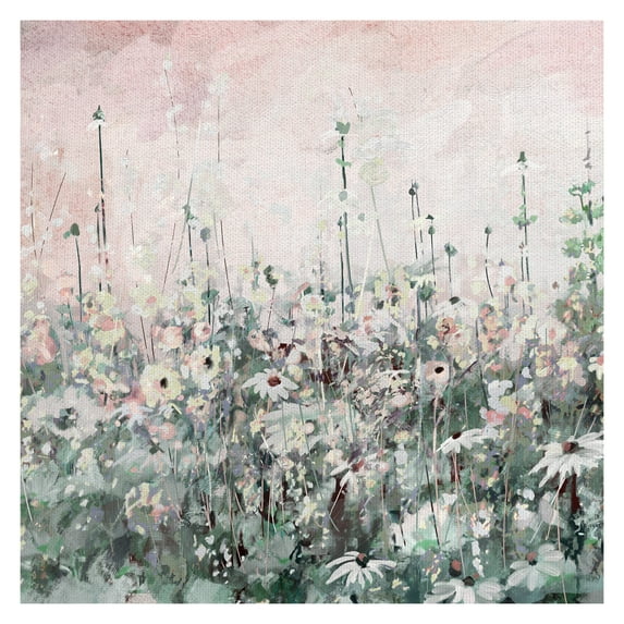 Masterpiece Art Gallery Madeline Square I Wildflowers by Studio Arts Canvas Art Print 24" x 24"