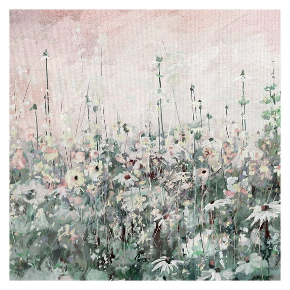 Masterpiece Art Gallery Madeline Square I Wildflowers by Studio Arts Canvas Art Print 30" x 30"