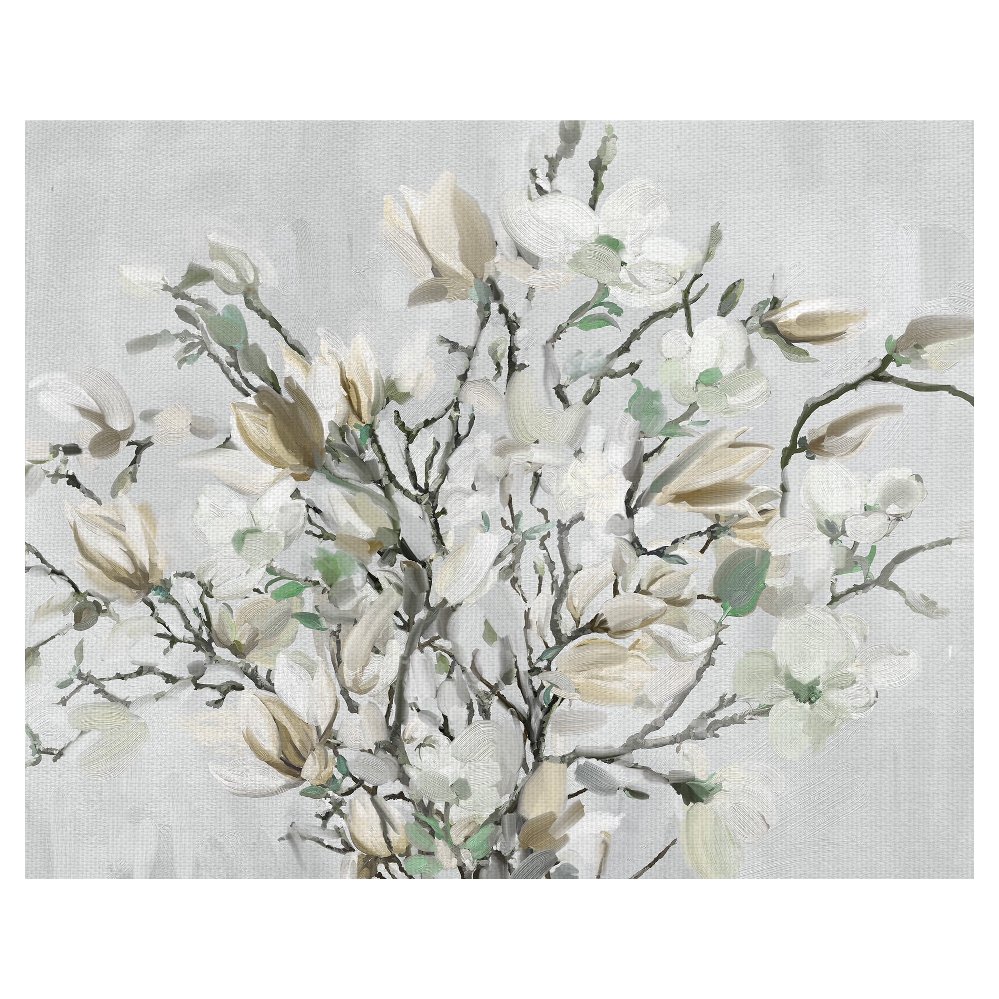 Masterpiece Art Gallery Magnolia Gathering Two Gold by Studio Arts Canvas Art Print 22" x 28"
