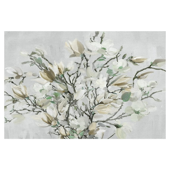 Masterpiece Art Gallery Magnolia Gathering Two Gold by Studio Arts Canvas Art Print 24" x 36"