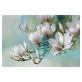 thumbnail image 1 of Masterpiece Art Gallery Magnolia Morning Teal By Roger Daniels Canvas Art Print 24" x 36", 1 of 4