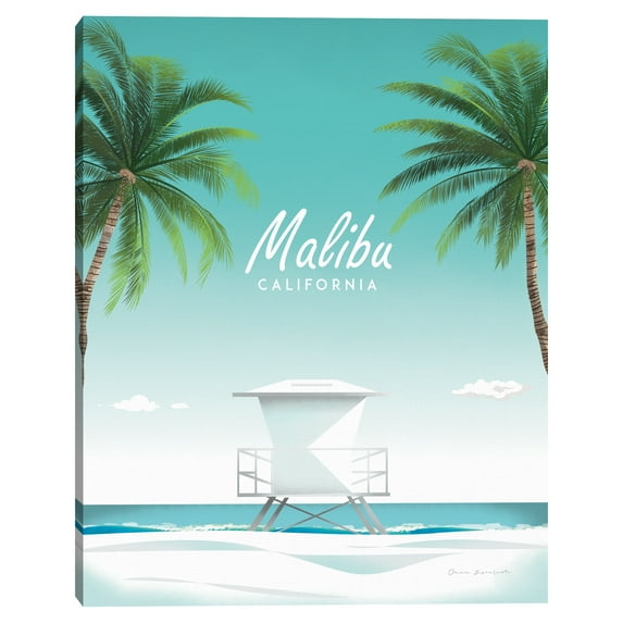 Masterpiece Art Gallery Malibu Cities Canvas Art Print, 22" x 28", by Omar Escalante