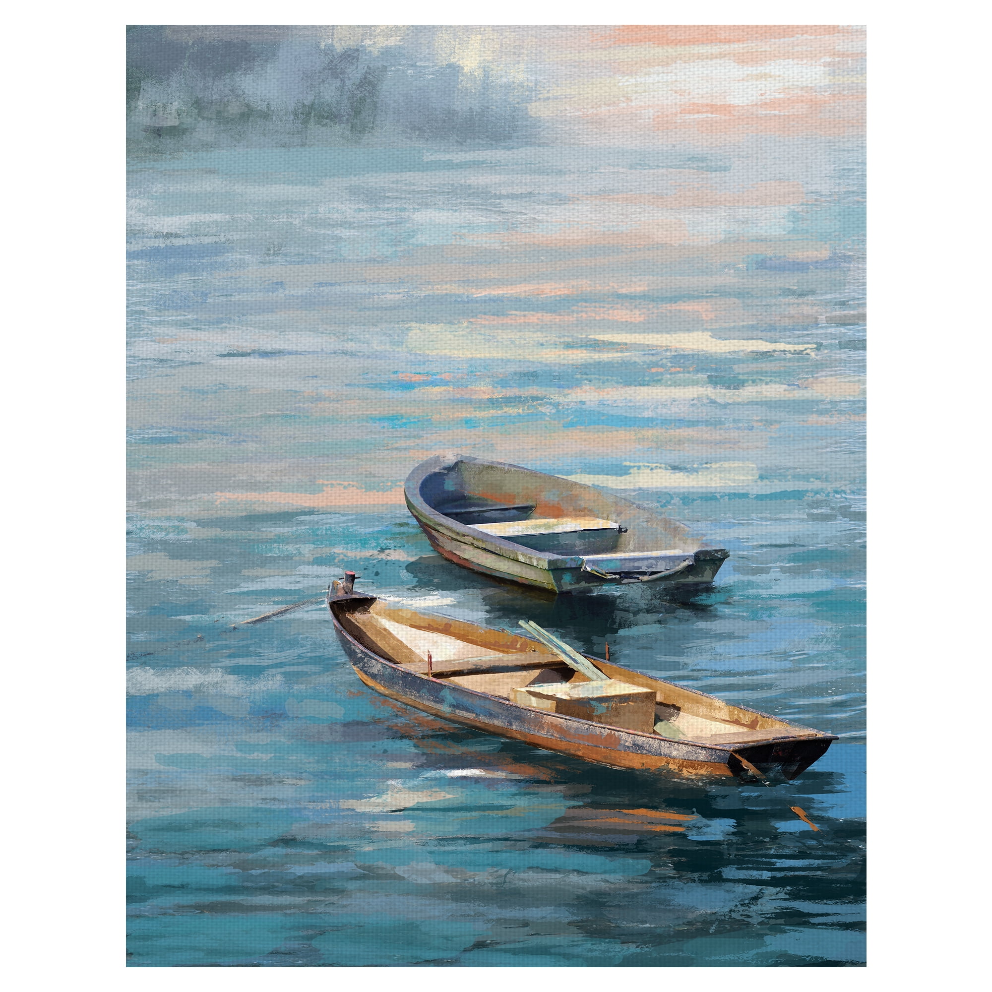 Masterpiece Art Gallery Off Duty I Boats By Studio Arts Canvas Art Print 22" x 28"