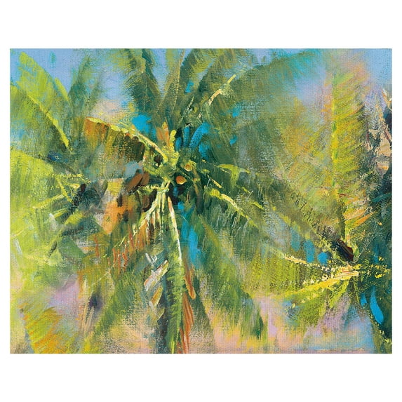 Masterpiece Art Gallery Palm Collage By Paul Mathenia Canvas Art Print 22" x 28"