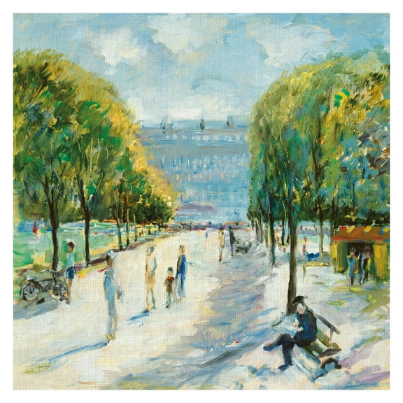 Masterpiece Art Gallery Parisian Afternoon IV by Marysia Burr Canvas Art Print 20" x 20"