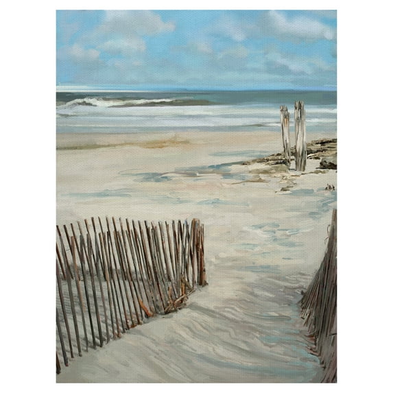 Masterpiece Art Gallery Perfect Day At The Beach I by Studio Arts Canvas Art Print 30" x 40"