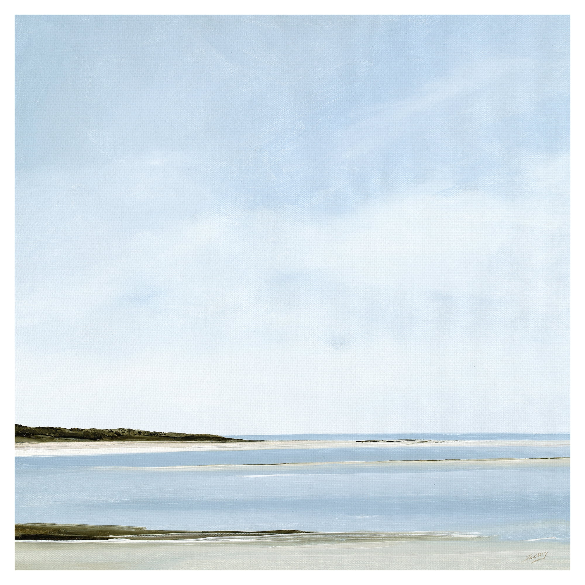 Masterpiece Art Gallery Positions Sea Meets Sky by Rick Fleury Canvas Art Print