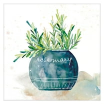 Masterpiece Art Gallery Potted Rosemary By Carol Robinson Canvas Art Print 12" x 12"