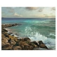 thumbnail image 1 of Masterpiece Art Gallery Rocky Shore Ocean By Studio Arts Canvas Art Print 22" x 28", 1 of 4