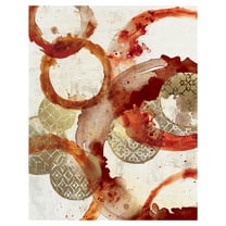 Masterpiece Art Gallery Saffron Swirls Abstract by Willowbrook Canvas Art Print 22" x 28"