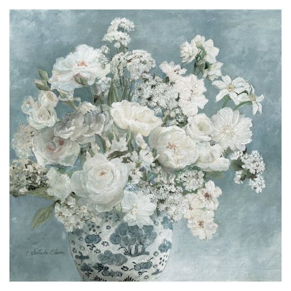 Masterpiece Art Gallery Savannah's Garden I Soft Flowers By Charlene Olsen Canvas Art Print24" x 24"