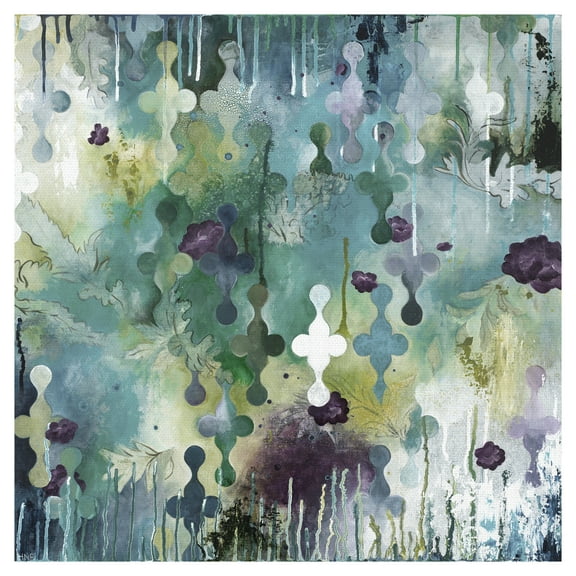 Masterpiece Art Gallery Seafoam Storm Two Light Abstract by Heather Noel Robinson Canvas Art Print