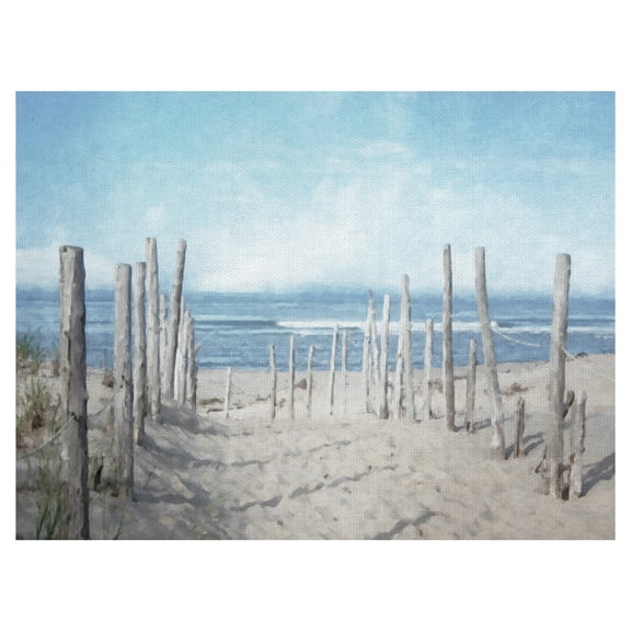 Masterpiece Art Gallery Seashore Vista Light By Graff-tee Studio Canvas Art Print 30" x 40"