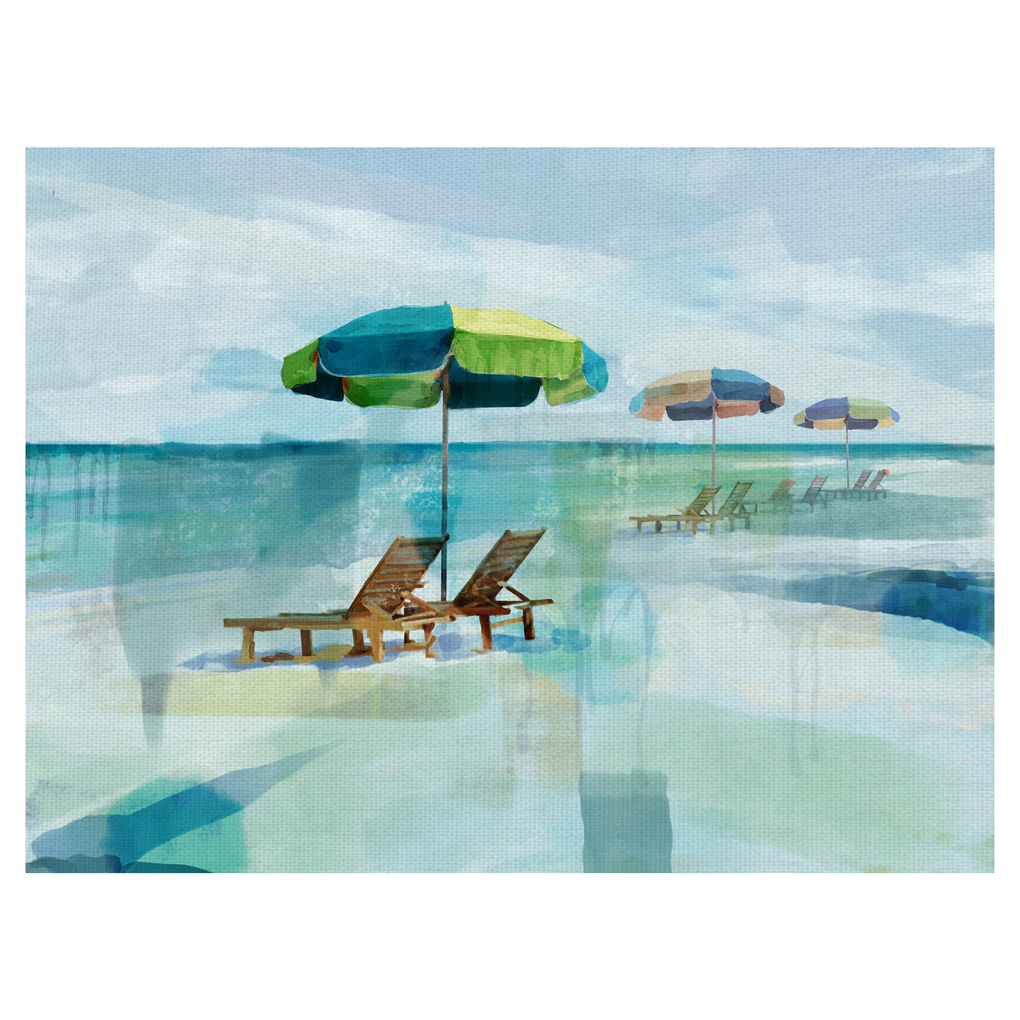 Masterpiece Art Gallery Seaside Morning By Studio Arts Canvas Art Print 30" x 40"