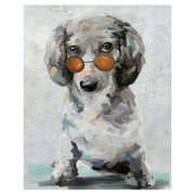 Masterpiece Art Gallery Shady Pups II Dogs In Sunglasses By Studio Arts Canvas Art Print 22" x 28"