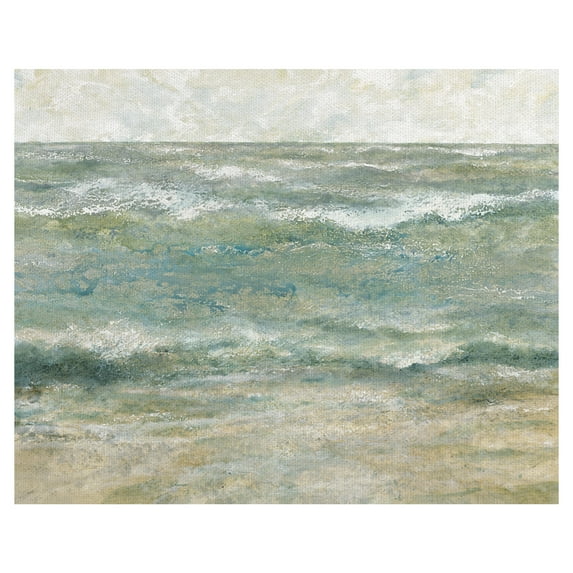 Masterpiece Art Gallery Shoreline 3 Ocean By Bob Chrzanowski Canvas Art Print 22" x 28"