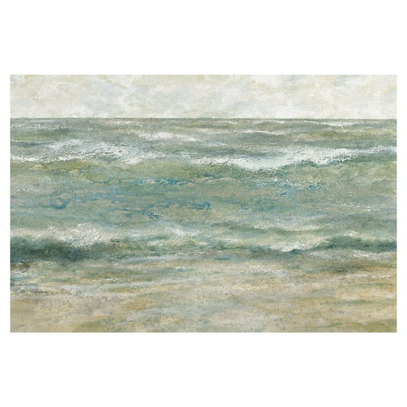 Masterpiece Art Gallery Shoreline 3 Ocean By Bob Chrzanowski Canvas Art Print 24" x 36"