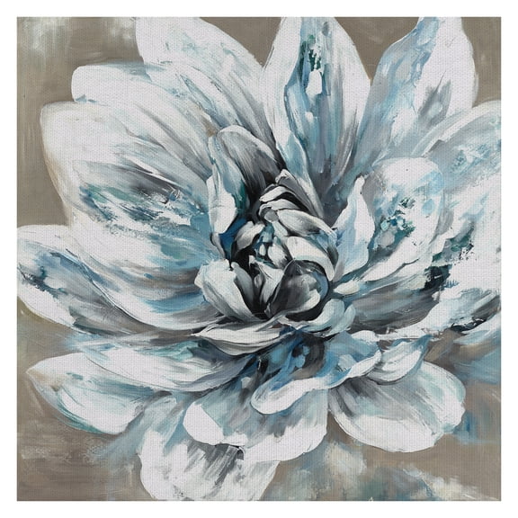 Masterpiece Art Gallery Silver Spring Flower I by Emily Williams Canvas Art Print 30" x 30"