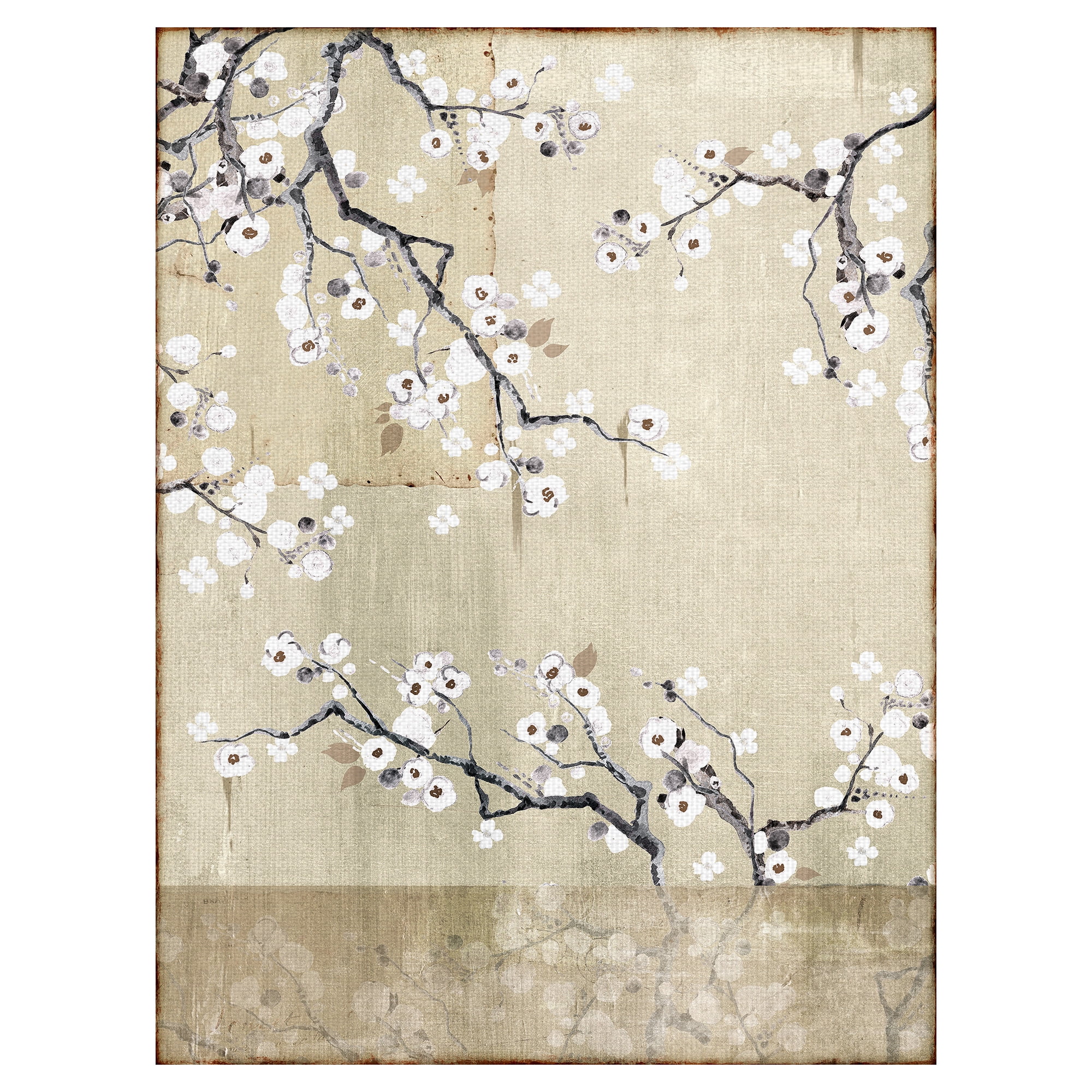 Masterpiece Art Gallery Simple Cherry Blossom By Belle Maison Canvas Art Print 30" x 40"