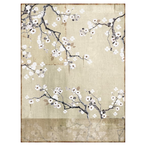 Masterpiece Art Gallery Simple Cherry Blossom By Belle Maison Canvas Art Print 30" x 40"