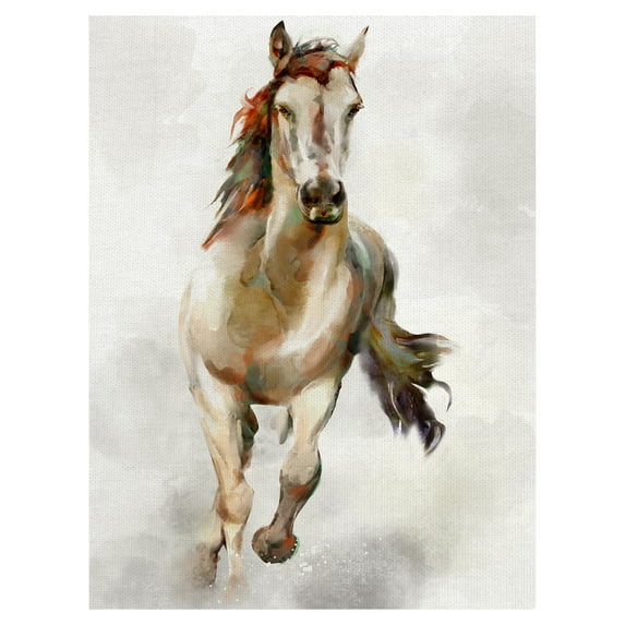 Masterpiece Art Gallery Spirit Horse By Studio Arts Canvas Art Print 30" x 40"