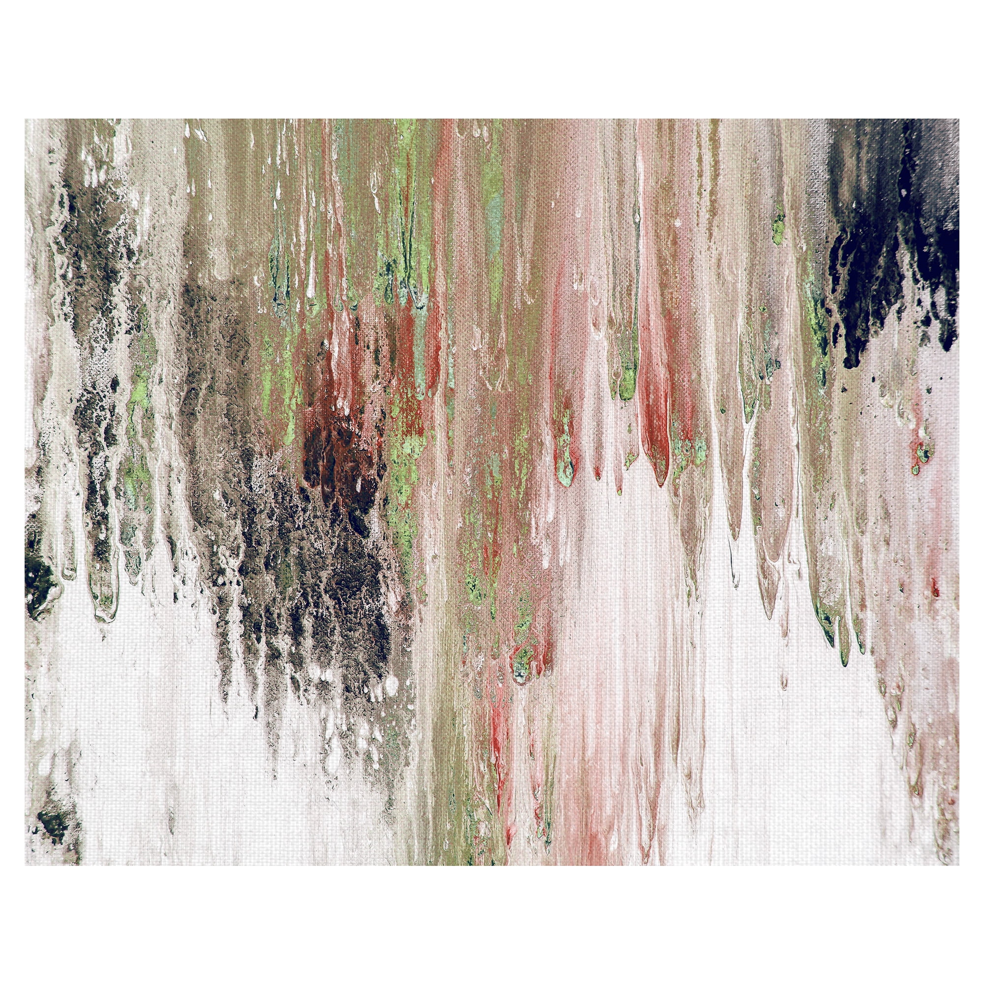 Masterpiece Art Gallery Spring Rain Dark Abstract II by Belle Maison Canvas Art Print 22" x 28"