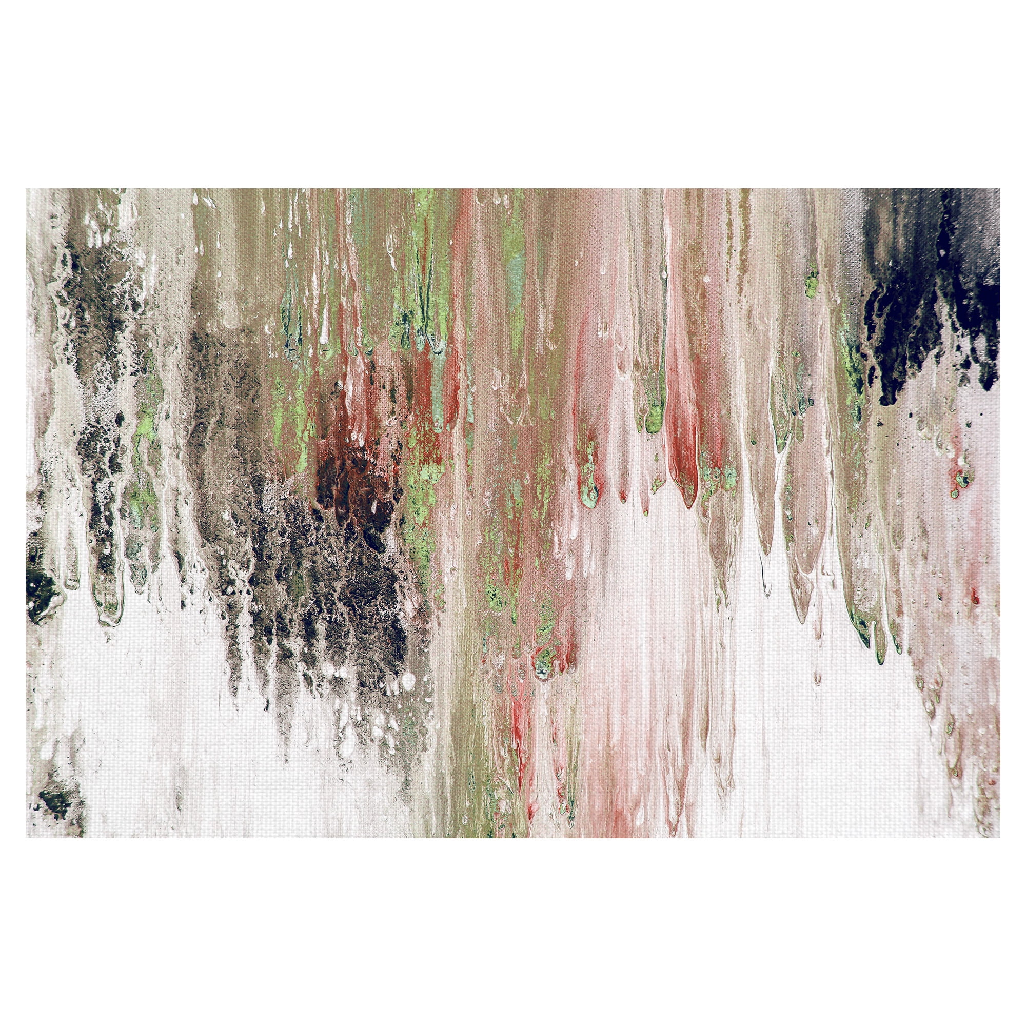 Masterpiece Art Gallery Spring Rain Dark Abstract II by Belle Maison Canvas Art Print 24" x 36"