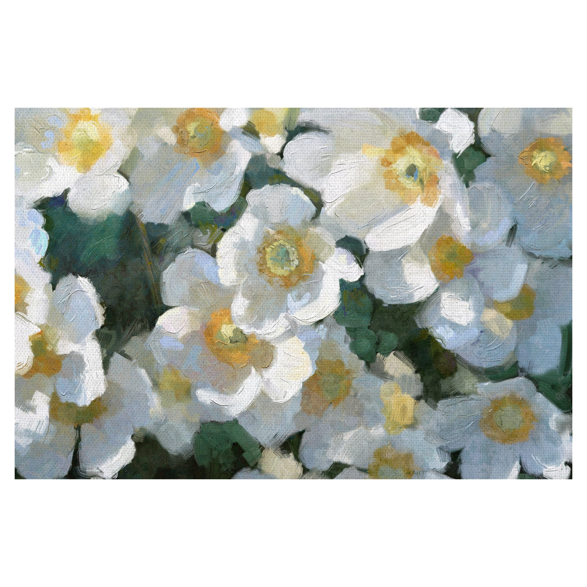 Masterpiece Art Gallery Summer Whites Paperwhite Flowers by Studio Arts Canvas Art Print