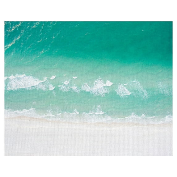 Masterpiece Art Gallery Surf Ocean Bird's Eye View By Aaron Burden Canvas Art Print 22" x 28"