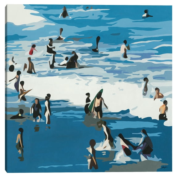 Masterpiece Art Gallery Surf's Up by Bethann Lawson Canvas Art Print