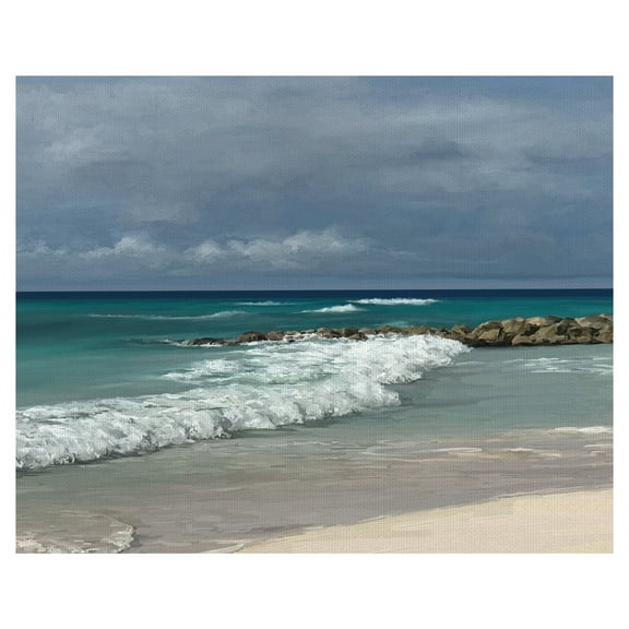 Masterpiece Art Gallery Surfside Portrait By Studio Arts Canvas Art Print 22" x 28"