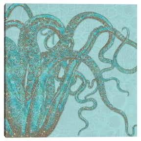 Masterpiece Art Gallery Tentacles by Tina Lavoie Canvas Art Print