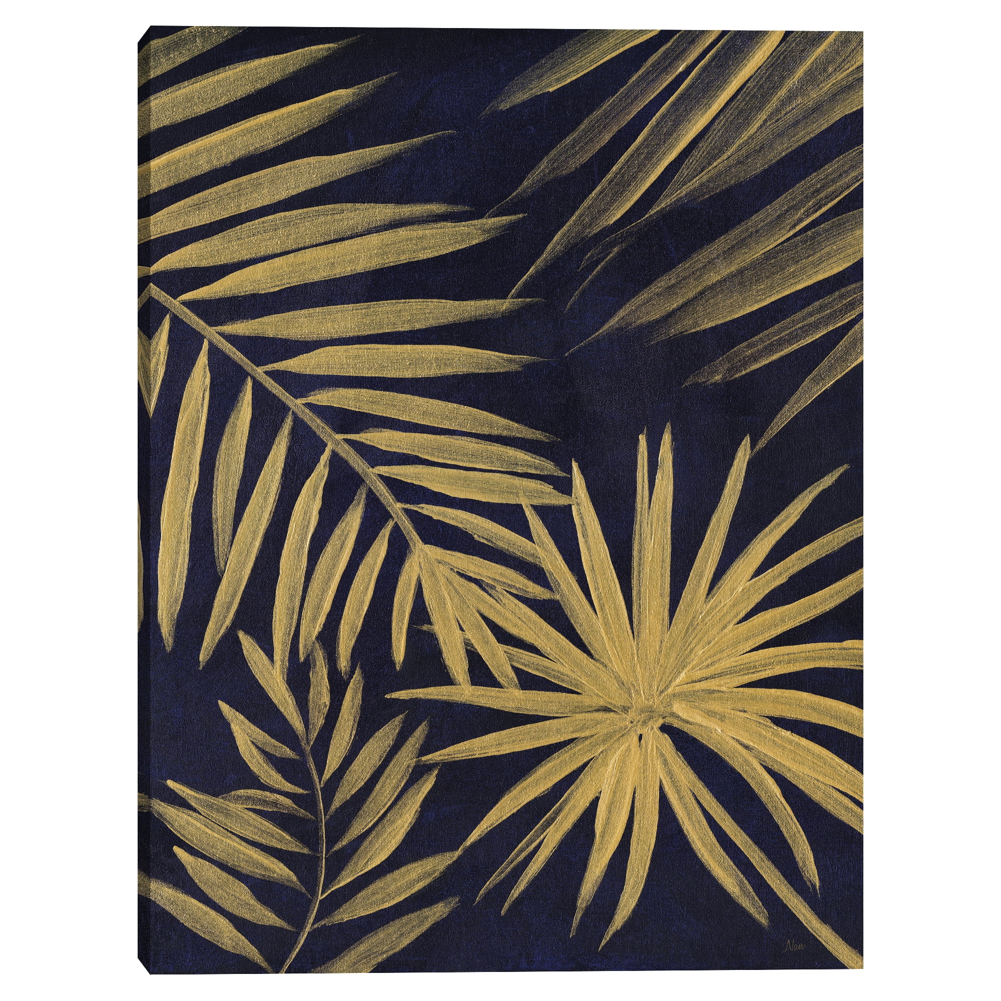 Masterpiece Art Gallery Tropical Gold by Nan Canvas Art Print