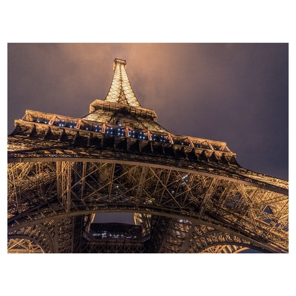 Masterpiece Art Gallery Twilight Eiffel Paris Tower By Chris Coudron Canvas Art Print 18" x 24"