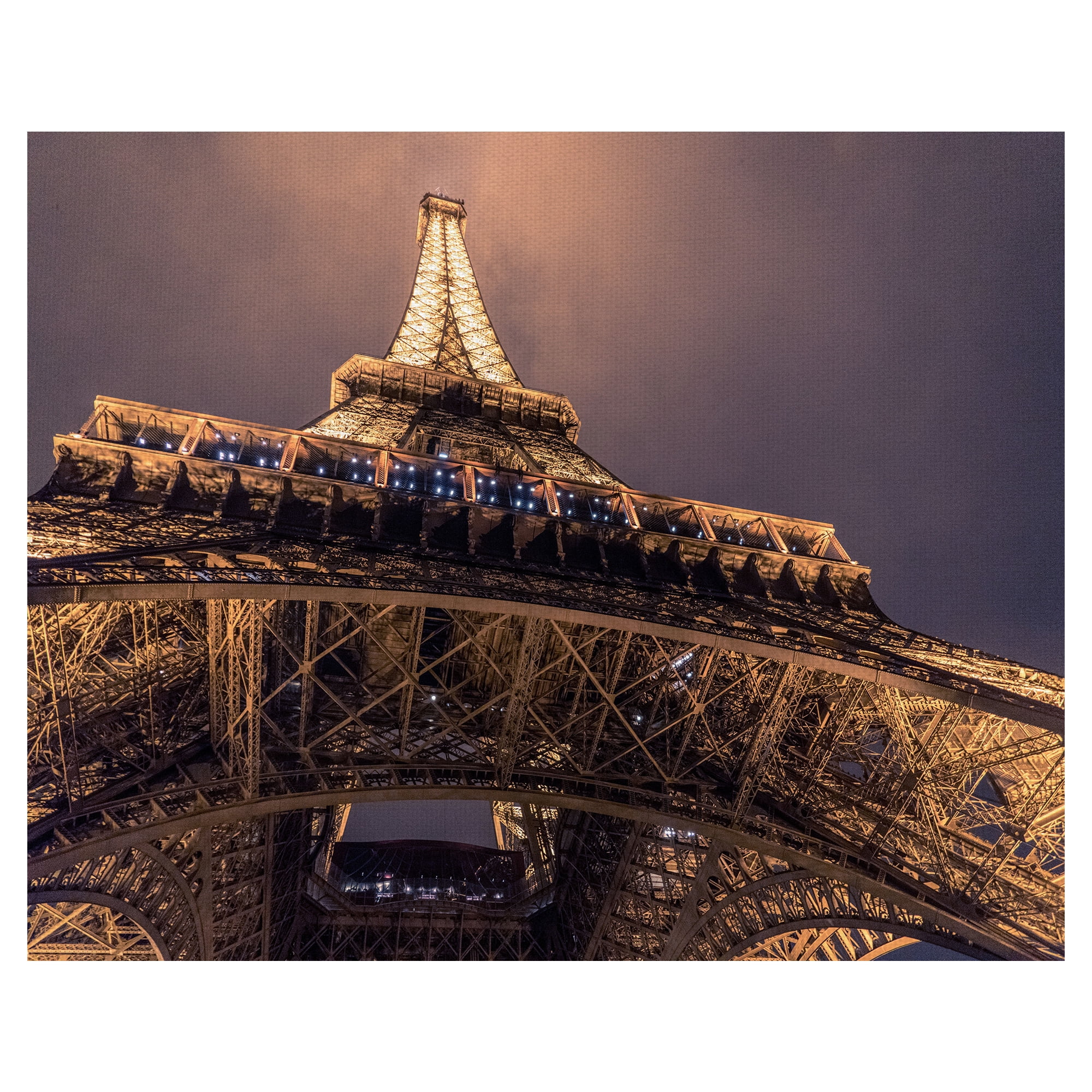 Masterpiece Art Gallery Twilight Eiffel Paris Tower By Chris Coudron Canvas Art Print 22" x 28"