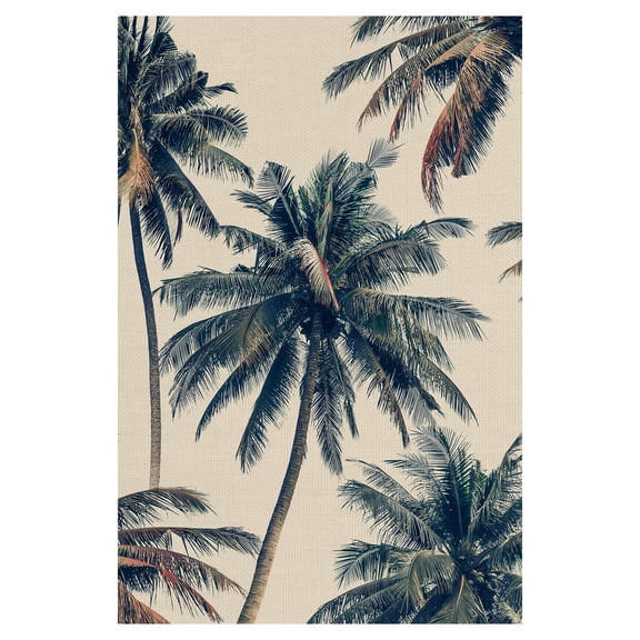 Masterpiece Art Gallery Vintage Palm Trees by Belle Maison Canvas Art Print 24" x 36"