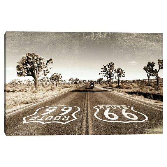 Masterpiece Art Gallery Vintage Road Trip Route 66 by Belle Maison Canvas Art Print