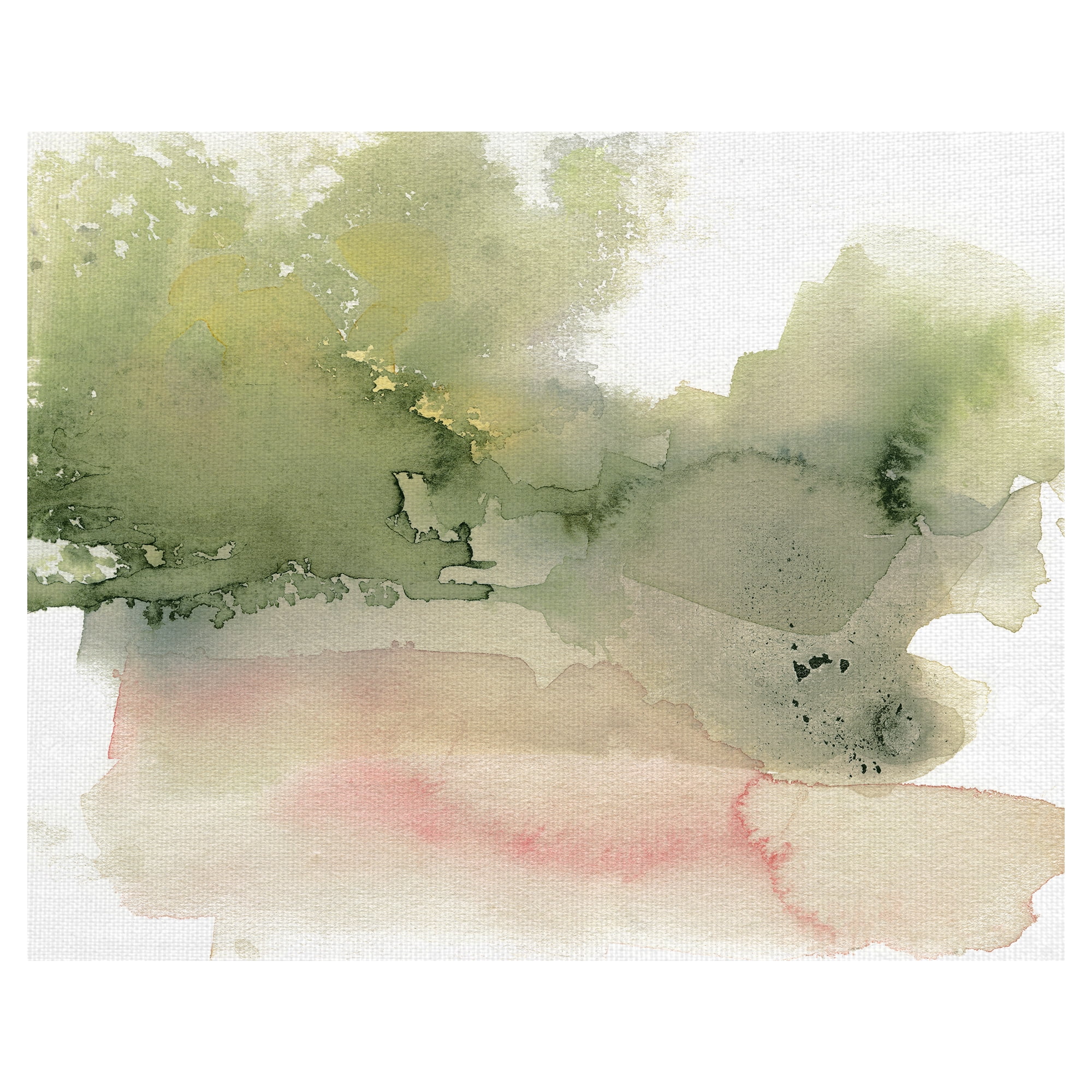 Masterpiece Art Gallery Watercolor 2 Crop Abstract By Brenna Harvey Canvas Art Pri22" x 28"