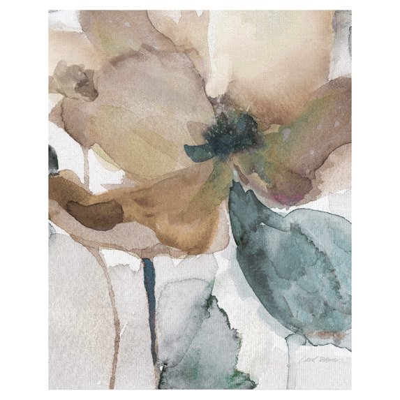 Masterpiece Art Gallery Watercolor Poppy I by Carol Robinson Canvas Art Print 22" x 28"