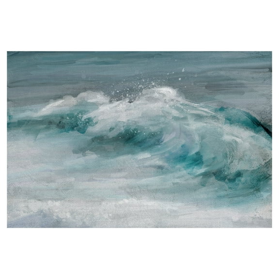 Masterpiece Art Gallery Wavelength Portrait Ocean By Studio Arts Canvas Art Print 24" x 36"