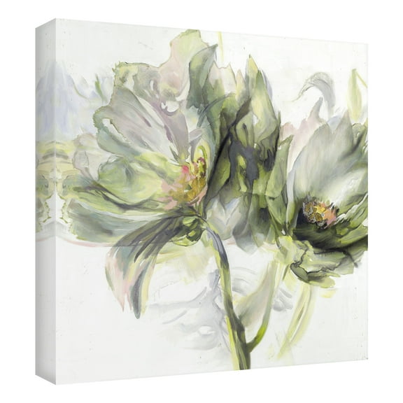 Masterpiece Art Gallery Whispering Garden I Flowers By Dixon Design Group Canvas Art Print 35" x 35"