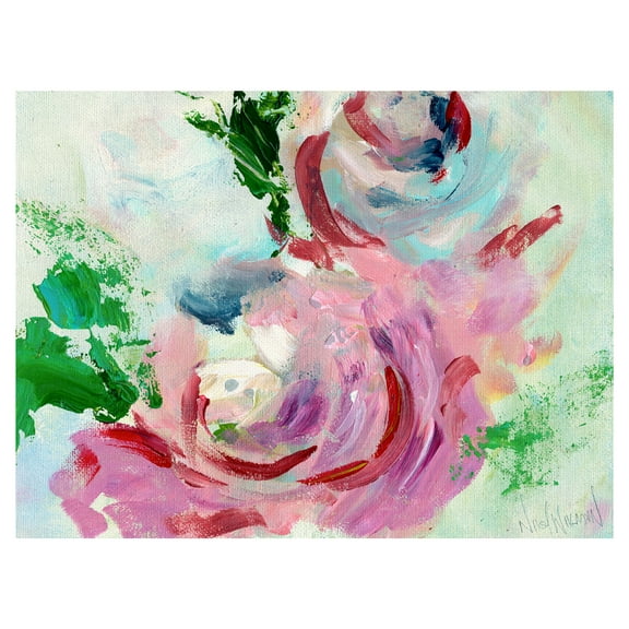 Masterpiece Art Gallery Wildflower by Nikol Wikman Abstract Floral Canvas Art Print