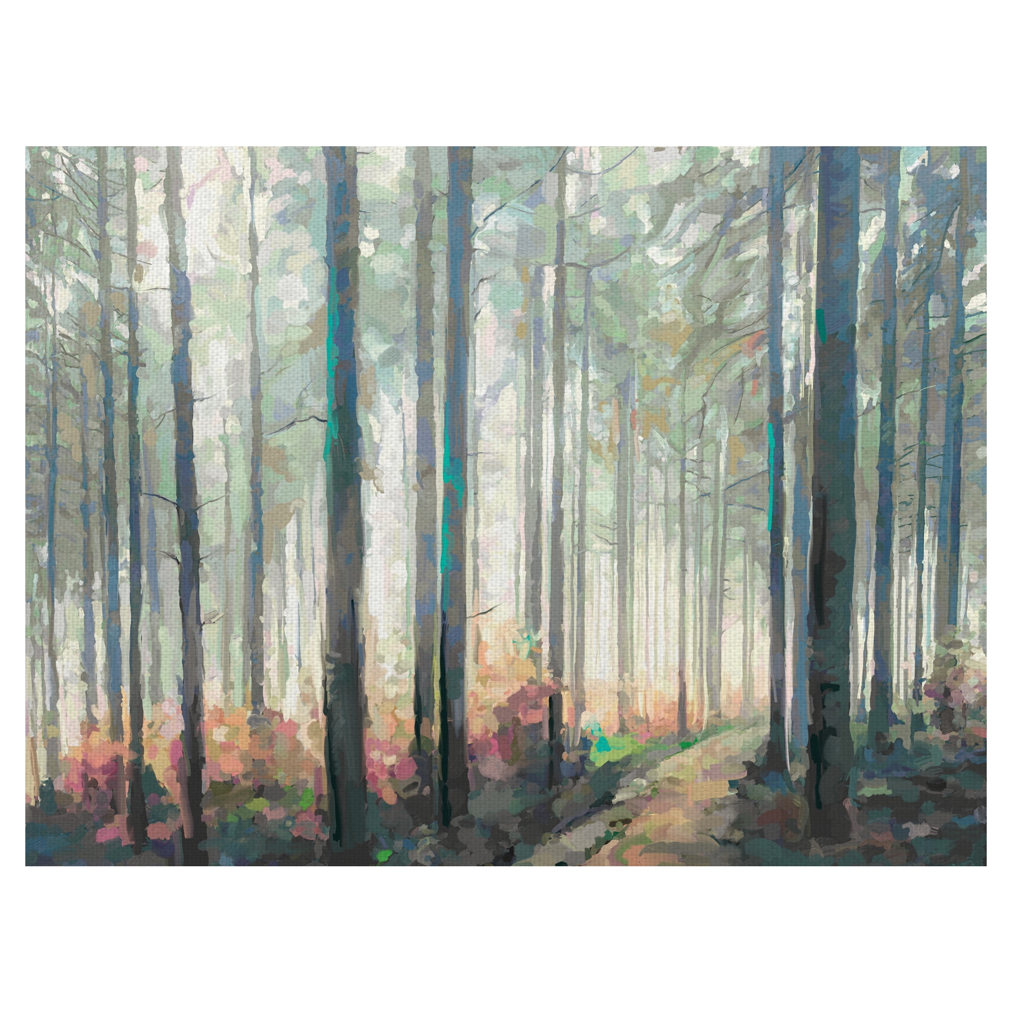 Masterpiece Art Gallery Woodland Forest Journey by Studio Arts Canvas Art Print 30" x 40"