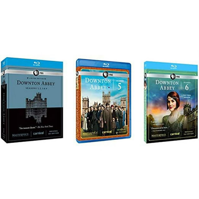 Masterpiece Classic: Downton Abbey: The Complete Series Blu-ray ...