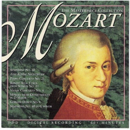 The Masterpiece Collection: Mozart (CD) by Angelika Novak (mezzo-soprano), Camerata Academica Salzburg, Camerata Slavonica, Franz Sailer (tenor);...