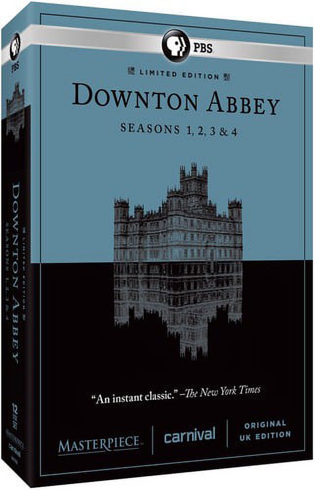 Masterpiece: Downton Abbey Seasons 1 & 2 & 3 & 4 (DVD) - image 1 of 1