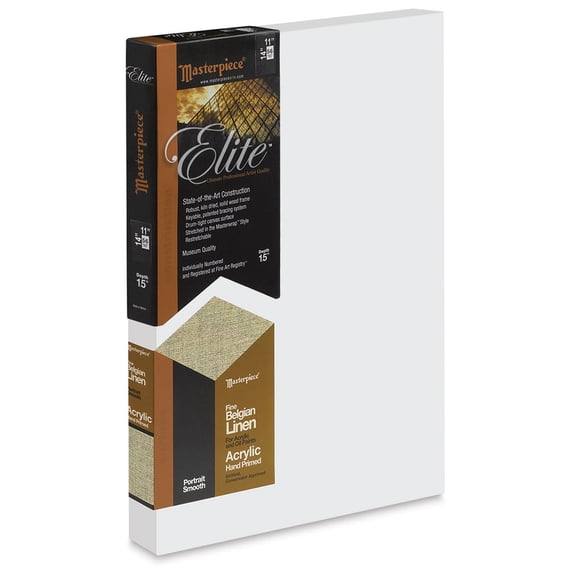 Masterpiece Elite Portrait Smooth Canvas - 11" x 14", Acrylic Primed