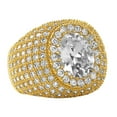 thumbnail image 1 of Masterpiece Gold CZ Bling Bling Ring (11), 1 of 1